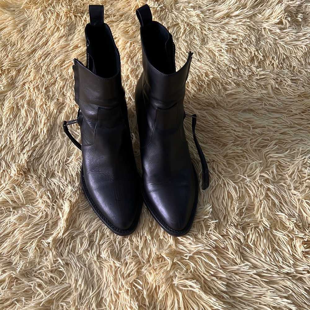 All Saints Black Booties